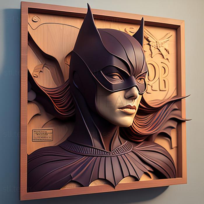 3D модель Всесвіт Batgirl DC (STL)